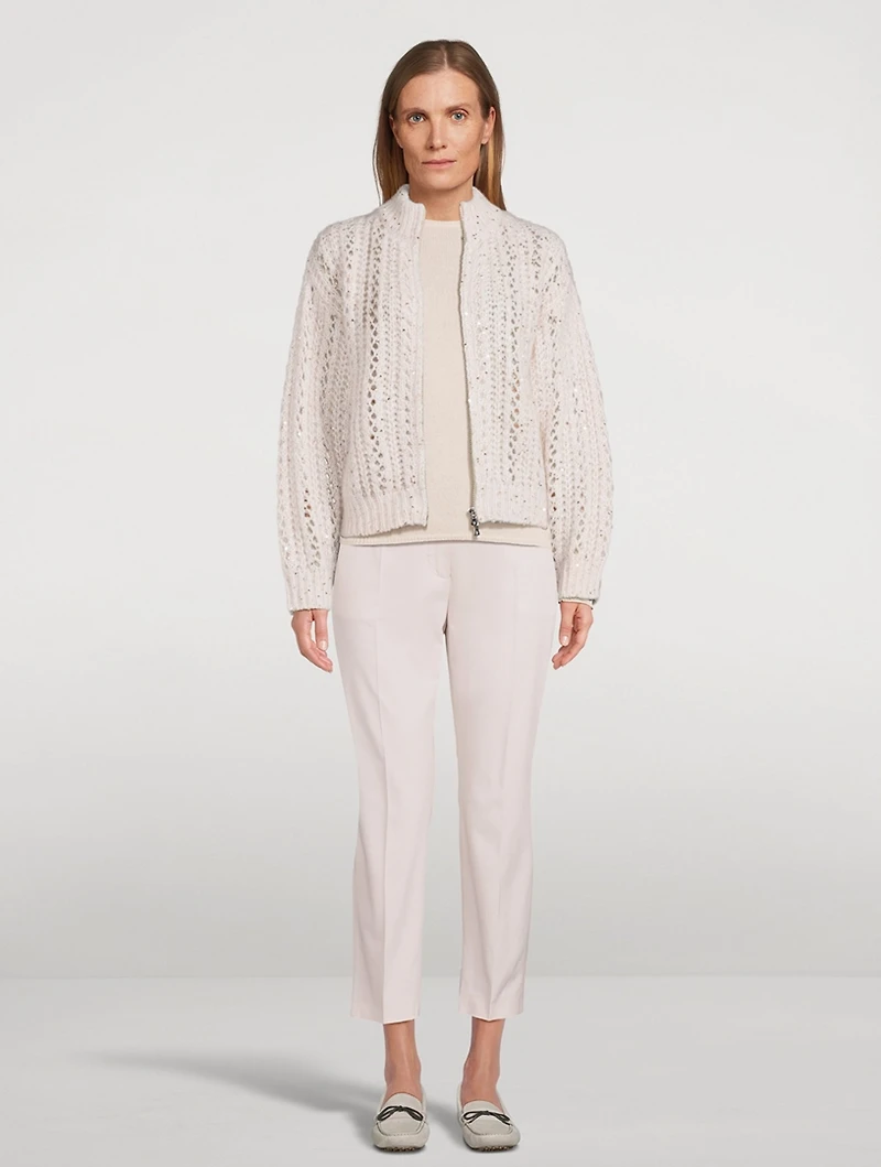 Sequin Knit Cardigan