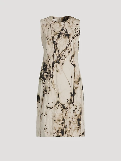 Harpson Sheath Dress Shadow Print