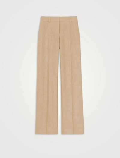 Sullivan Linen Straight-Leg Trousers