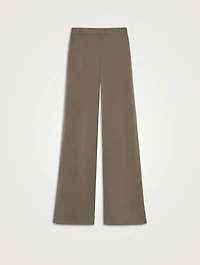 Franklin Silk Wide-Leg Trousers