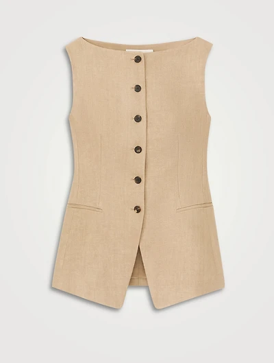 Linen Vest