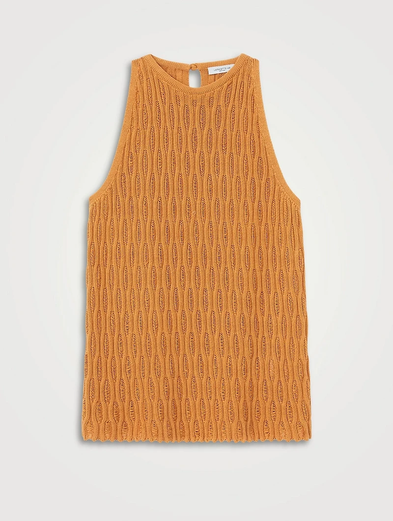 Lattice Stitch Tank Top
