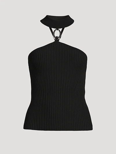 Rubie Ribbed Halter Top