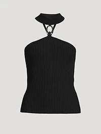Rubie Ribbed Halter Top