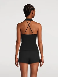 Rubie Ribbed Halter Top