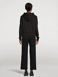 Padded Down Zip-Up Hoodie