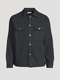 Textured Terry Overshirt