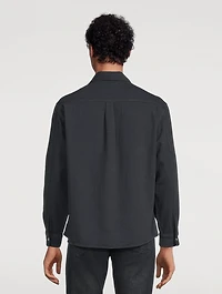 Textured Terry Overshirt