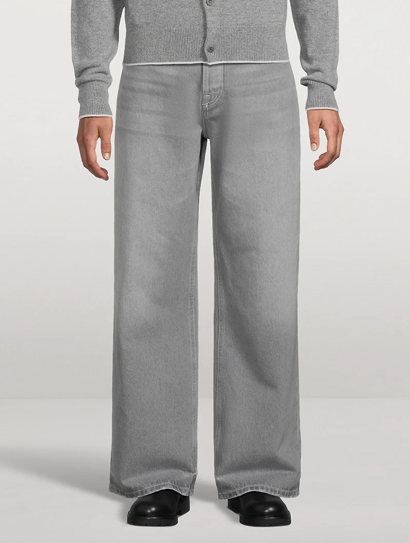 Le de-Nîmes Straight-Leg Denim Pants