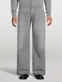 Le de-Nîmes Straight-Leg Denim Pants
