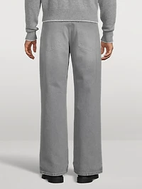 Le de-Nîmes Straight-Leg Denim Pants