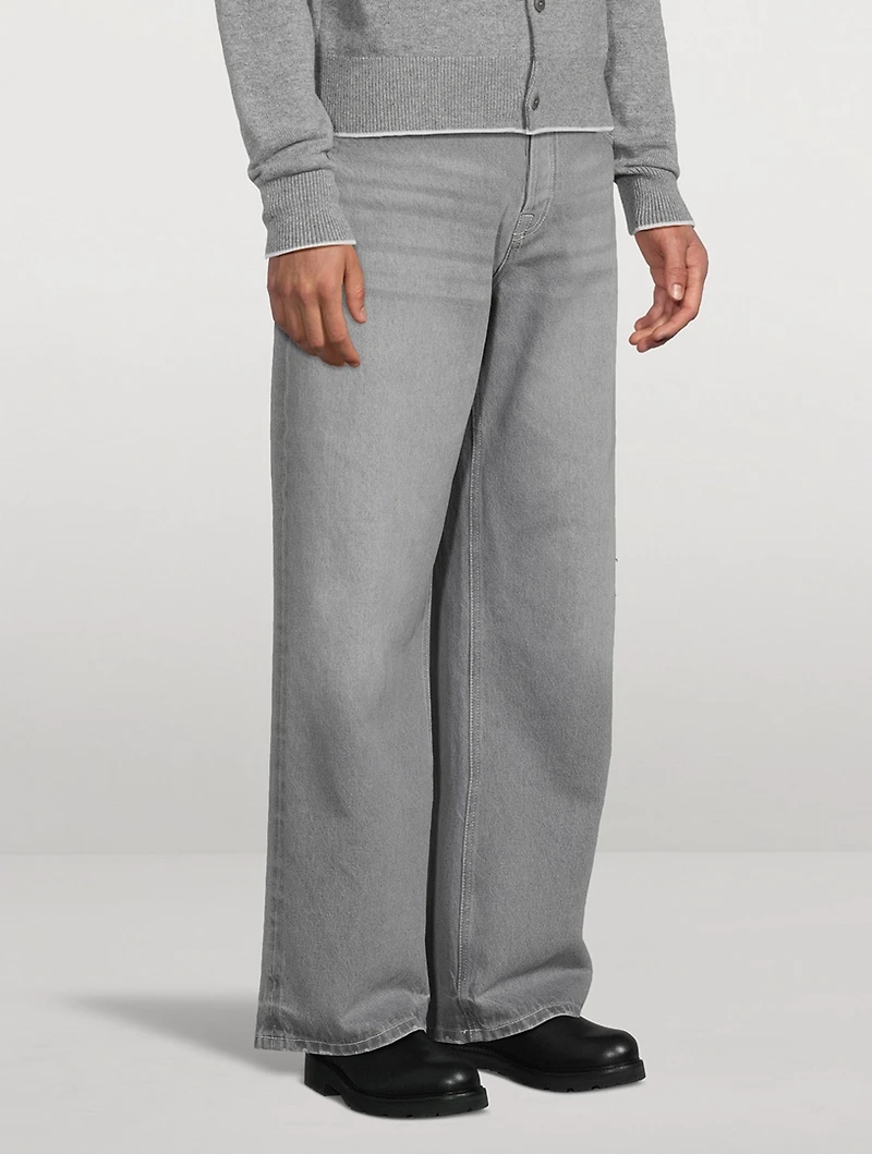 Le de-Nîmes Straight-Leg Denim Pants