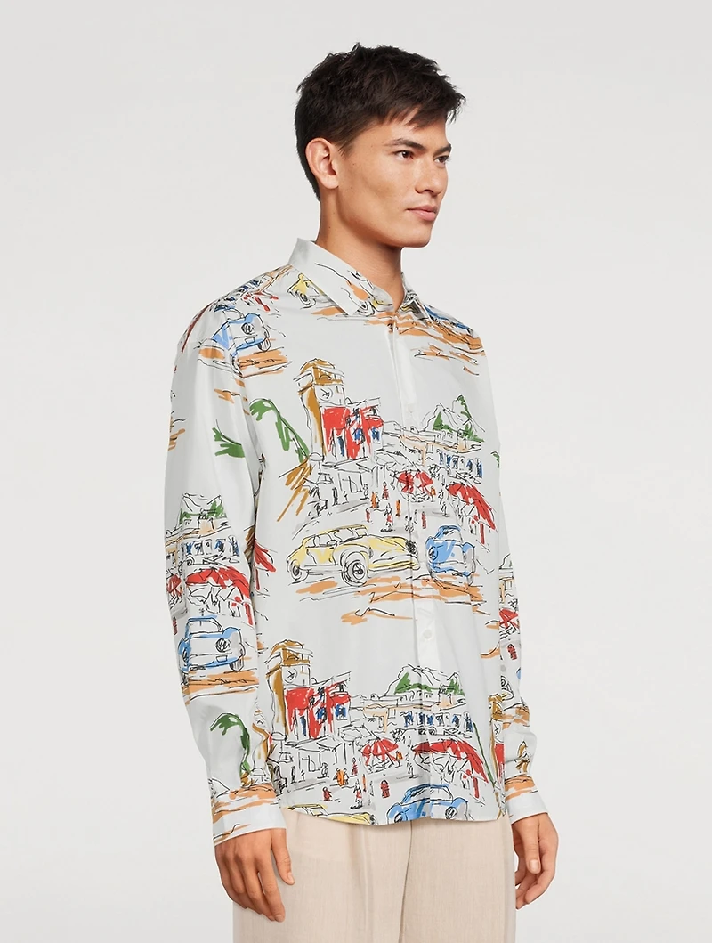 La Chemise Simon Cotton Poplin Shirt