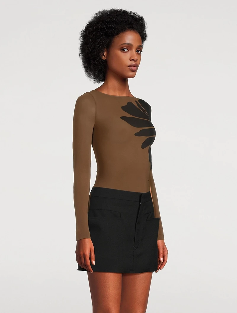 Body Tattoo Long-Sleeve Top