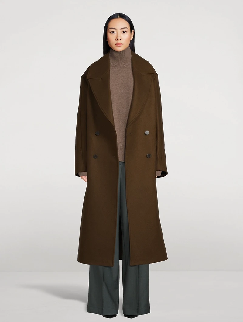 Oversized Double Breasted Coat
