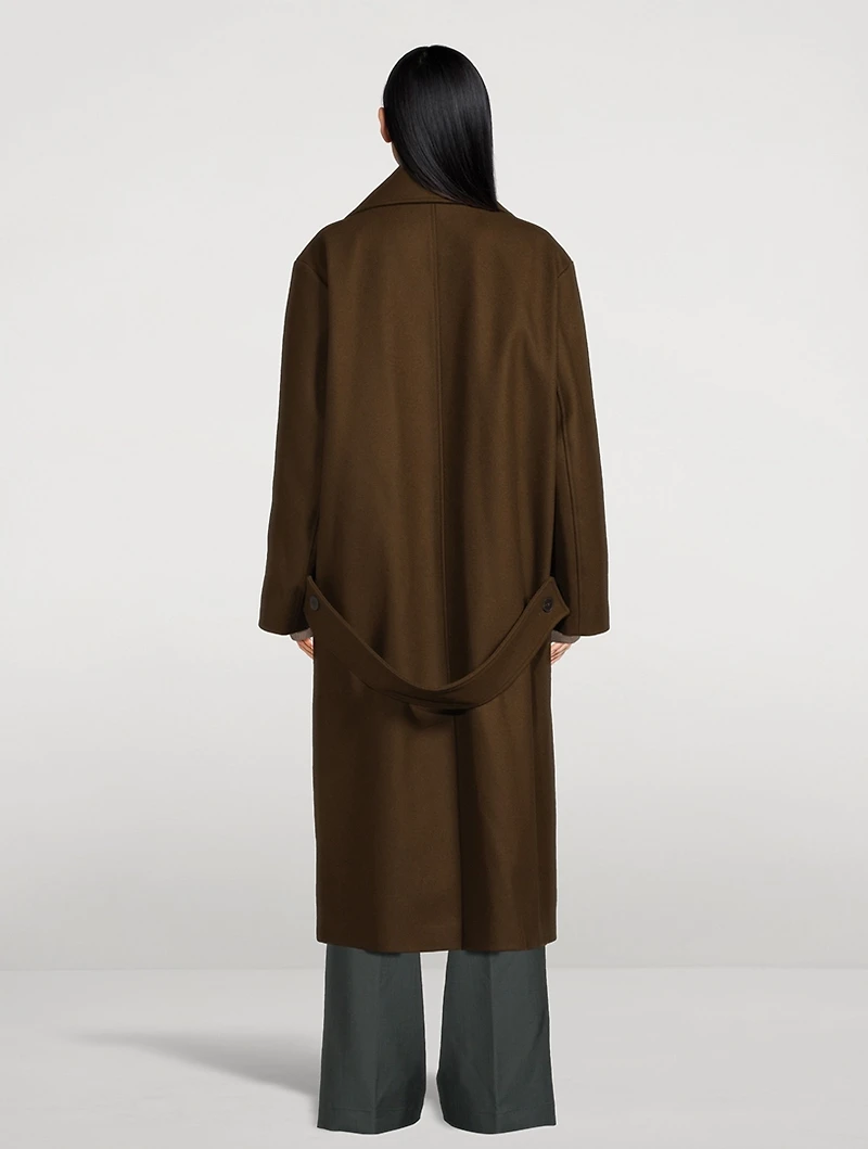 Oversized Double Breasted Coat