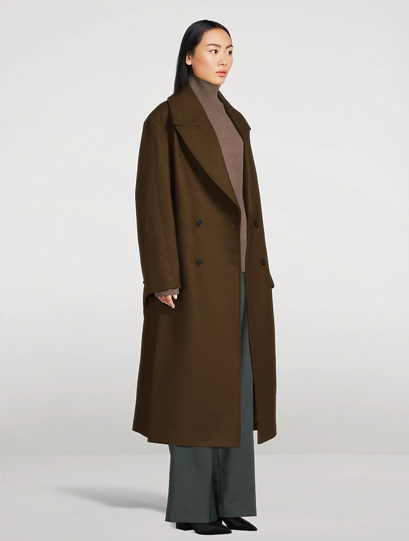 Oversized Double Breasted Coat