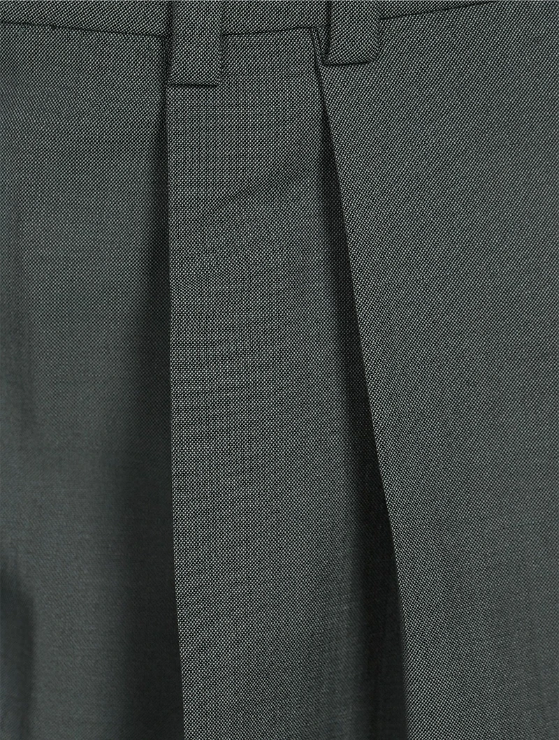 Wide Leg Double Pleated Pants