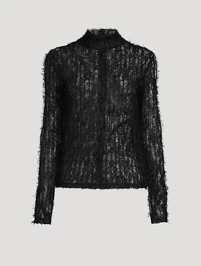 Textured Sheer Top