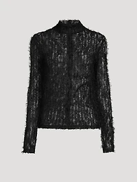 Textured Sheer Top