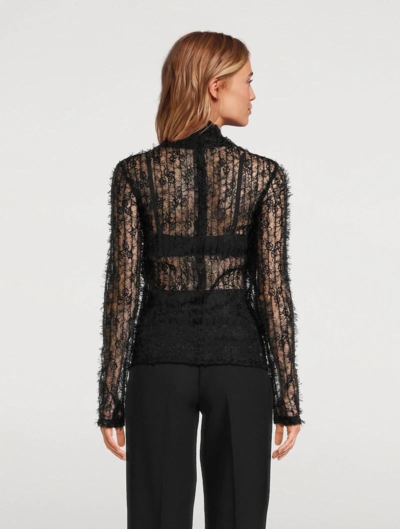 Textured Sheer Top