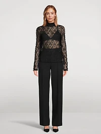 Textured Sheer Top
