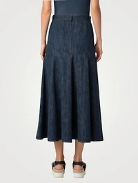 Denim Midi Skirt