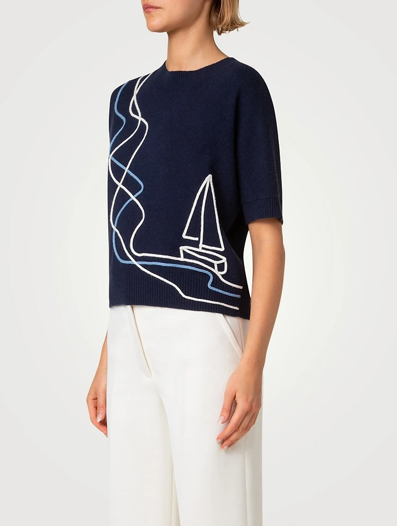 Sailboat Wool And Cashmere Sweater