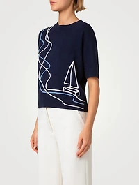 Sailboat Wool And Cashmere Sweater