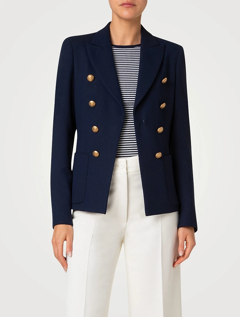 Canvas Crêpe Blazer