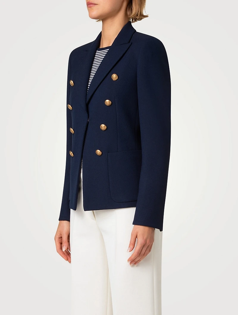 Canvas Crêpe Blazer