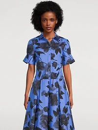Poplin Shirt Floral Print