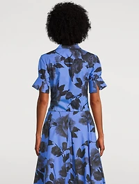 Poplin Shirt Floral Print