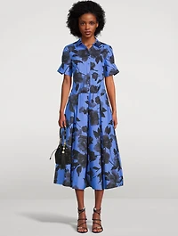 Poplin Shirt Floral Print