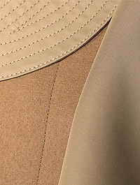 Cotton Gabardine And Wool Trench Coat