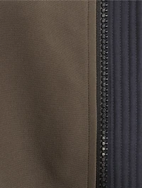 Tech Jersey Sweatshirt With Pleated Back