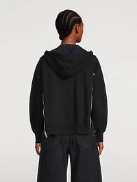 Zip Twill Hoodie