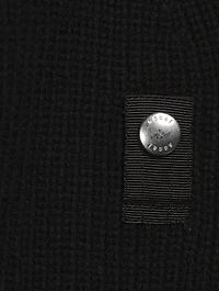 Wool Bomber Cardigan