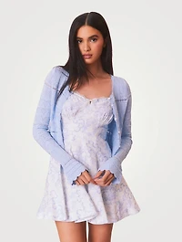 Media Pointelle Cardigan