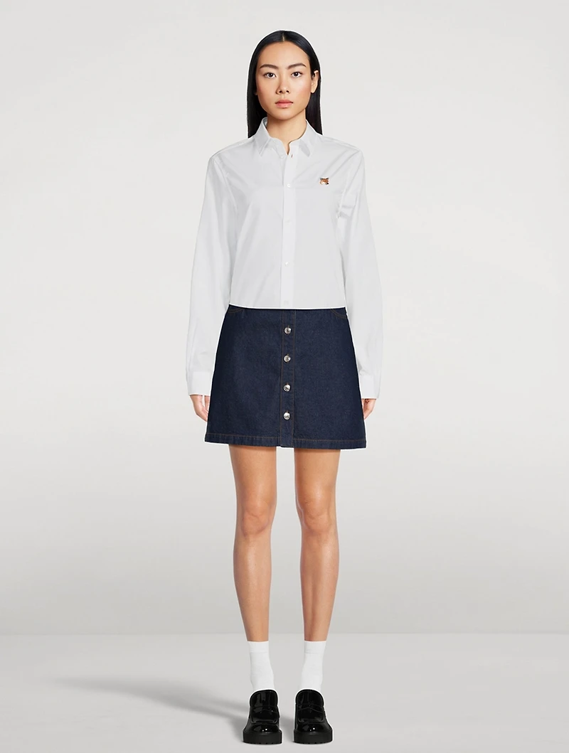 Classic Fox Head Poplin Shirt