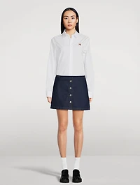 Classic Fox Head Poplin Shirt