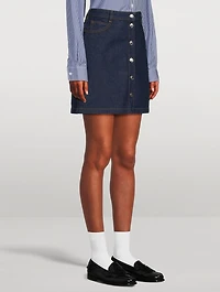 Denim Mini Skirt