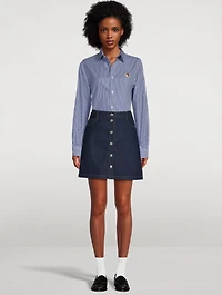 Denim Mini Skirt