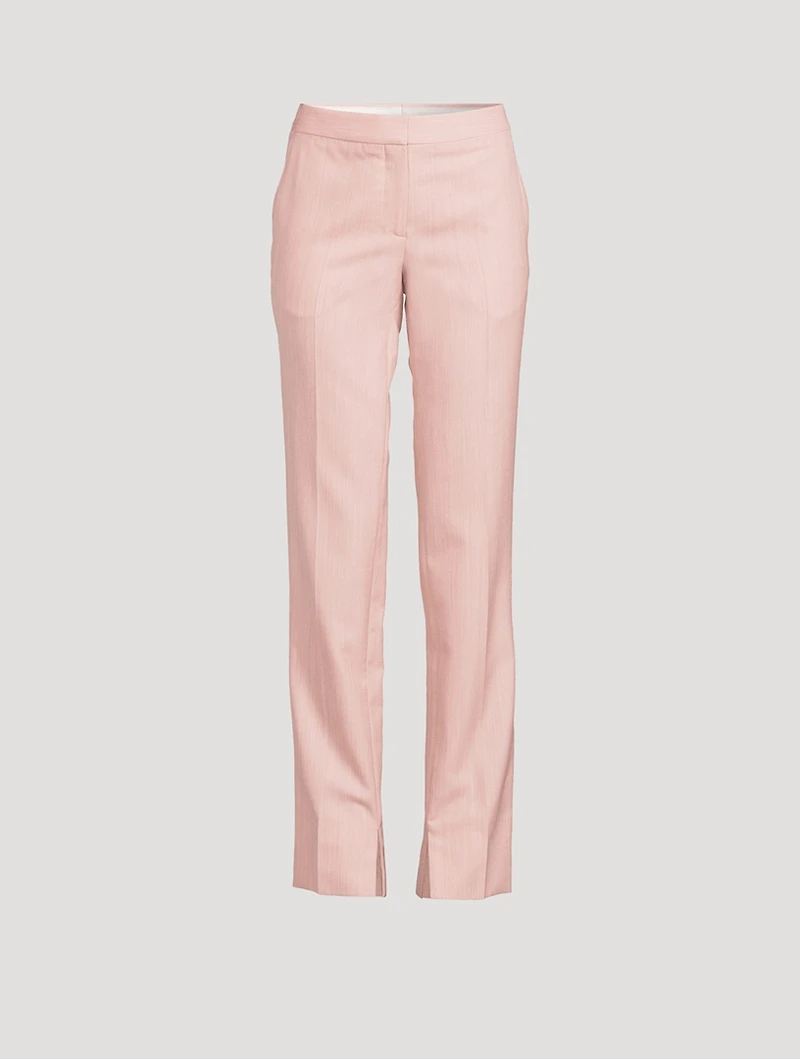 Slim Wool Trousers