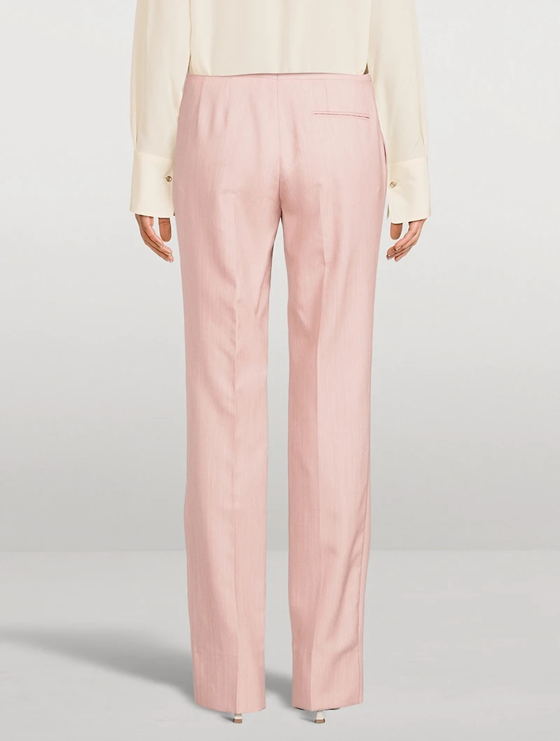 Slim Wool Trousers