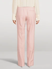 Slim Wool Trousers