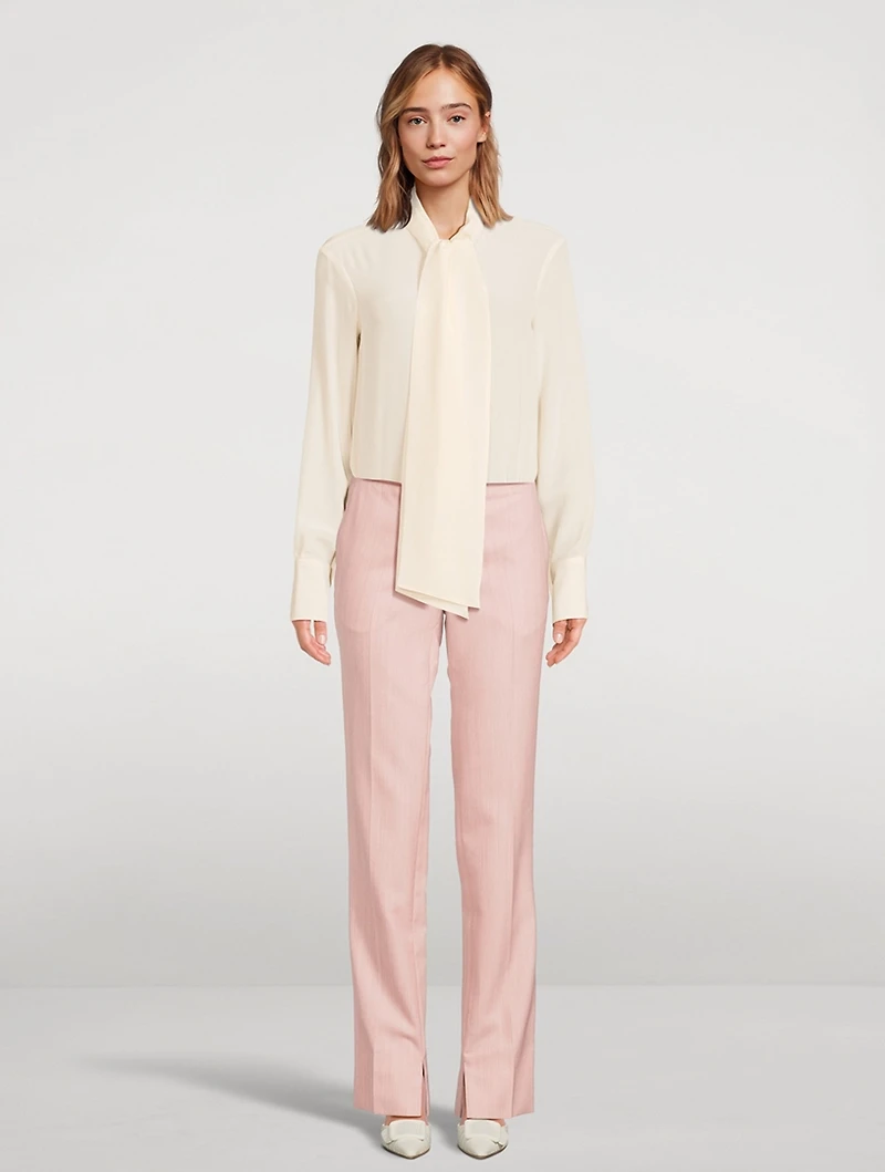 Slim Wool Trousers
