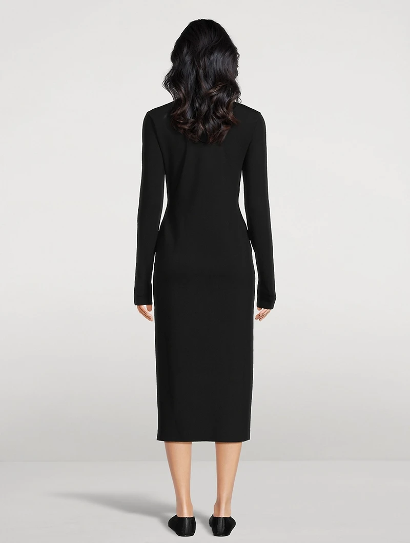Compact Knit Midi Dress