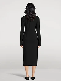 Compact Knit Midi Dress