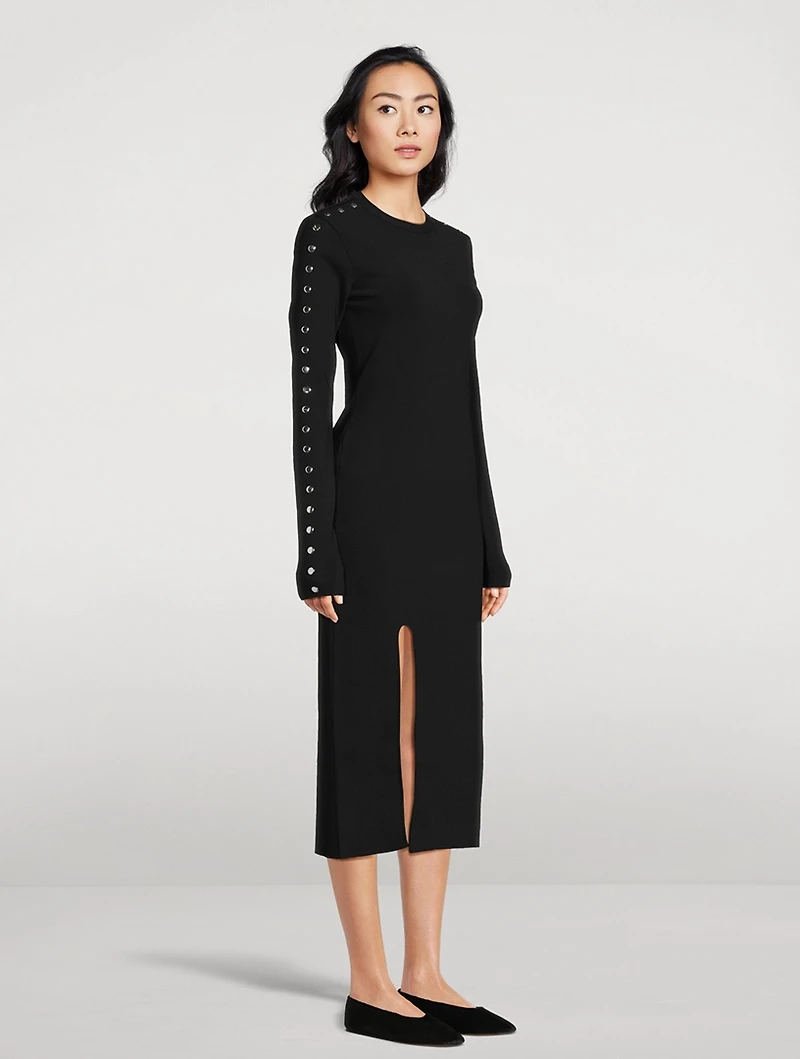 Compact Knit Midi Dress